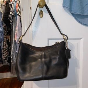 Vintage leather Coach bag